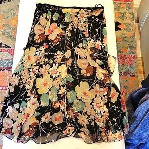 Ralph Lauren midi chiffon skirt